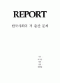 한국사회의 저출산 문제 1페이지