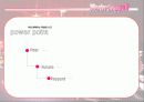power point 템플릿 /빨간배경/꽃/귀엽고 다양한 디자인/개성만점 톡톡튀는 창의력 12페이지