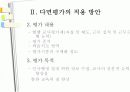 교사의 다면평가제에 대한 인식과 적용방안 연구 PPT 7페이지