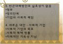 사회적 기업의 활성화 방안.PPT자료 4페이지