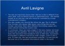 [영어발표] Avril Lavigne - My Favorite Singer 영어 회화 발표 PPT 에이브릴 라빈 16페이지