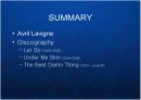 [영어발표] Avril Lavigne - My Favorite Singer 영어 회화 발표 PPT 에이브릴 라빈 17페이지
