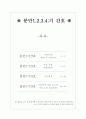 분만1234기 정리 1페이지