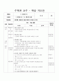 중등 수학 학습 지도안 1페이지
