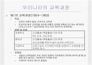 우리나라의 교육과정에 대한 모든것.PPT자료 6페이지