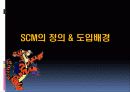 SCM에 대한 설명, 정보, 예시 3페이지