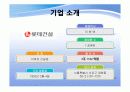 기업은행, 롯데건설의 조직변화(PPT) 6페이지