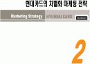 현대카드의 시장세분화에 따른 차별화 전략 분석  8페이지