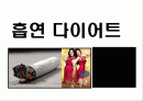 흡연다이어트 개인행동수정변화에 대한 PPT 1페이지