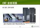 Carbon Nano Tube(탄소나노튜브) (CNT)의 구조 및 물성, 응용기술, 응용제품 24페이지
