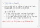 뇌사와 장기기증에 관한 파워포인트 2페이지