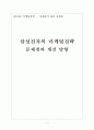 삼성전자의 마케팅전략 문제점과 해결방안 보고서입니다. 1페이지