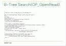SQLITE의 B-Tree를 상세히 분석한 내용입니다. 91페이지