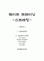 웨이트 트레이닝 레포트 - 스트레칭4 1페이지