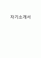자기소개서 1페이지