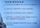 리더와 관리자 비교분석 3페이지