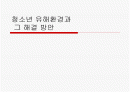  [청소년교육론A+] 청소년 유해환경에 대한 보고서 - 청소년 유해환경 현황과 청소년 유익환경 개선방안  1페이지