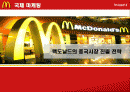 맥도날드 swot분석과 시장환경분석 1페이지