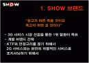 쇼(show) 광고전략분석과 문제점및 해결방안 4페이지