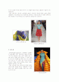 (패션디자인B형)복식디자인 요소 중 선과 색채에서 각 항목에 해당되는 사례의 사진이나 그림 첨부 및 설명(동일 색생 조화, 보색조와, 삼각조화 등) 2페이지