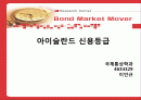 아이슬란드 신용 등급 하락 ppt 1페이지