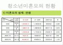 청소년 미혼모 복지정책과 국내외 미혼모 보호사업 파워포인트 PPT 5페이지