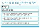 학교내 청소년 인권교육 필요성, 국내외동향, 성장단계별내용, 교사인권교육 파워포인트 PPT 6페이지