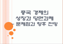 [중국경제] 중국 경제의 성장과 당면과제, 문제점과 향후 전망 PPT자료 1페이지