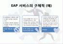 산업복지사와 근로자 원조 프로그램(EAP,중요성,개념,역사,특징,서비스,효과,요건,제공방식,적용성)파워포인트 PPT 9페이지