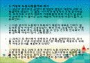 여성 근로자 복지(여성의 노동시장 참여 역사, 직종, 임금, 승진, 휴가및보육, 성희롱, 근무여건)파워포인트 PPT 5페이지