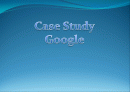 구글(google)기업분석과 당면과제분석 파워포인트 1페이지