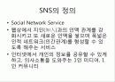 SNS에 대한  ppt 과제물 2페이지