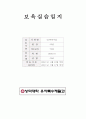 보육실습일지 어린이집실습 보육일지 A+ 맞았어요 2페이지
