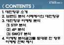 대한항공 마케팅 4P.STP,SWOT사례와 마케팅전략제안 파워포인트 2페이지