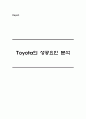 Toyota의 성공요인 분석 1페이지