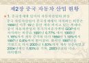 중국 자동차 산업에 대한 정부 역할의 변화, 시장동력, 해외시장 환경 변화, 외자증가로 인한 산업 구조 변화 및 미래 전망 4페이지