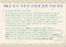 중국 자동차 산업에 대한 정부 역할의 변화, 시장동력, 해외시장 환경 변화, 외자증가로 인한 산업 구조 변화 및 미래 전망 15페이지