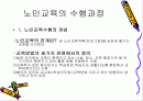 노인교육의 수행과정 2페이지
