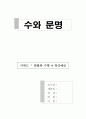 수와문명 리포트 1페이지