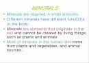 몸을 이루는 원소의 모든 것 무기질(mineral) 3페이지