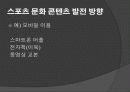스포츠 문화콘텐츠에 대한 연구 22페이지