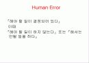 Human Error(인간의 실수) 3페이지