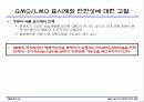 GMO LMO 안전문제와 관리 방법. 파워포인트 발표 자료. 특A++. 유전자 재조합 식품(표, 그림 다수) 44페이지