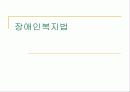 장애인복지법 1페이지