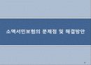 소액서민보험의 문제점 및 해결방안 14페이지