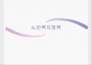 노인복지정책 1페이지