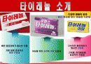 타이레놀의 마케팅전략분석/회사소개, 탄생과 역사, 가치, 연혁/제품의 종류/타사 제품 소개 및 비교분석과 광고분석, 제품간 함유 성분비교, 광고 비교/시장분석/SWOT분석, STP전략,PL 4페이지
