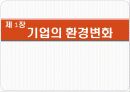 기업의 환경변화 1페이지