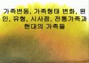 가족변동, 가족형태 변화, 원인, 유형, 시사점 1페이지
