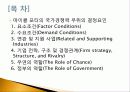 마이클포터의 국가 경쟁력 결정요인 2페이지